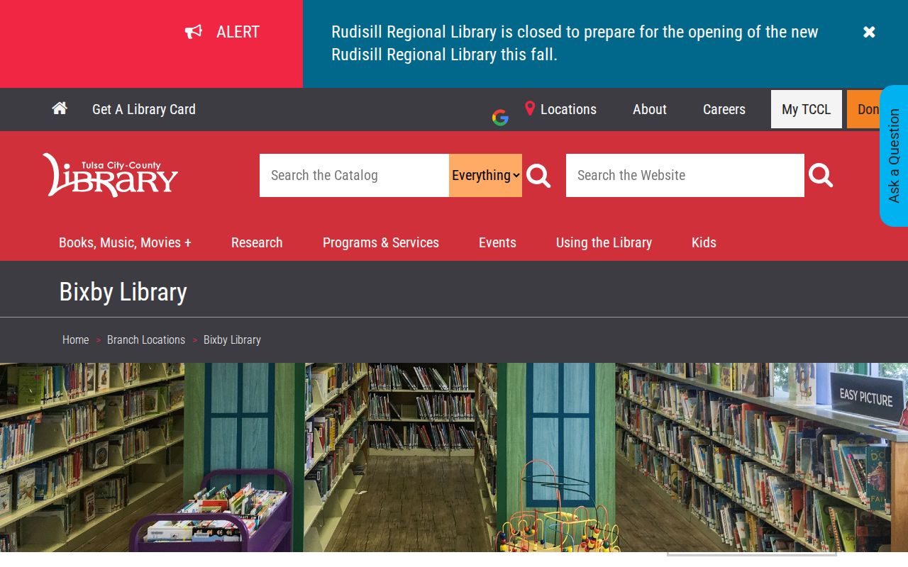 Bixby city directory research at the Bixby branch of Tulsa City-County Library
